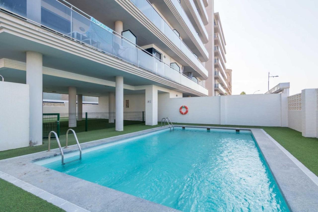 Apartamento Con Jardin En Primera Linea De Playa Con Parking Y Piscina Peñíscola Екстериор снимка